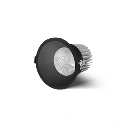 [GX-LDR2022/5W/BK/3K/38/0A] Lampe  Black Downlight Indoor General areas Ceiling Recessed Built in LED Single CCT 3000K OSRAM ON/OFF None Class III 5 Years AC D=55 mm +90 38 400 Lm - 450 Lm Die cast aluminum Chrome 5W 60x66 mm GX-D2022/5